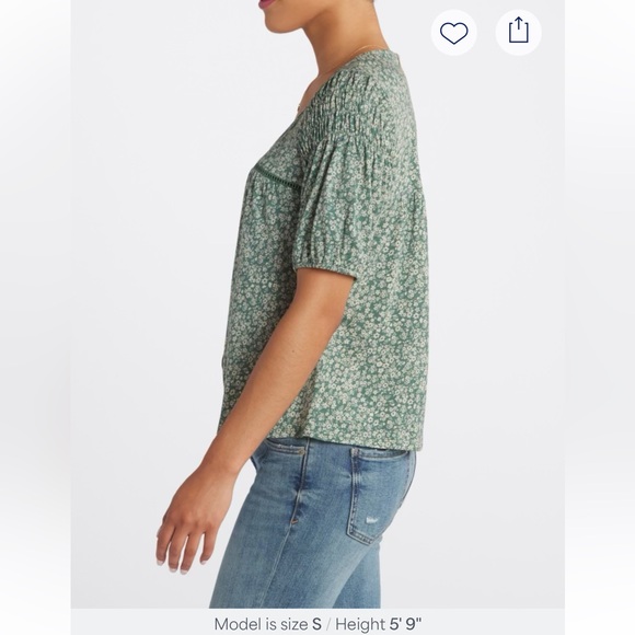 Mason & Belle Janei Short Sleeve Knit Top 🌸 NWT Gorgeous Color & Design/Details - Picture 3 of 15